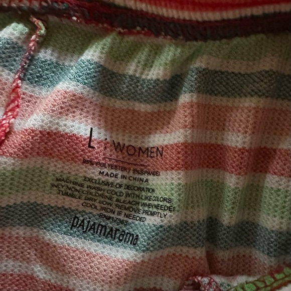 Colorful Striped Pajama Pants - Picture 7 of 7